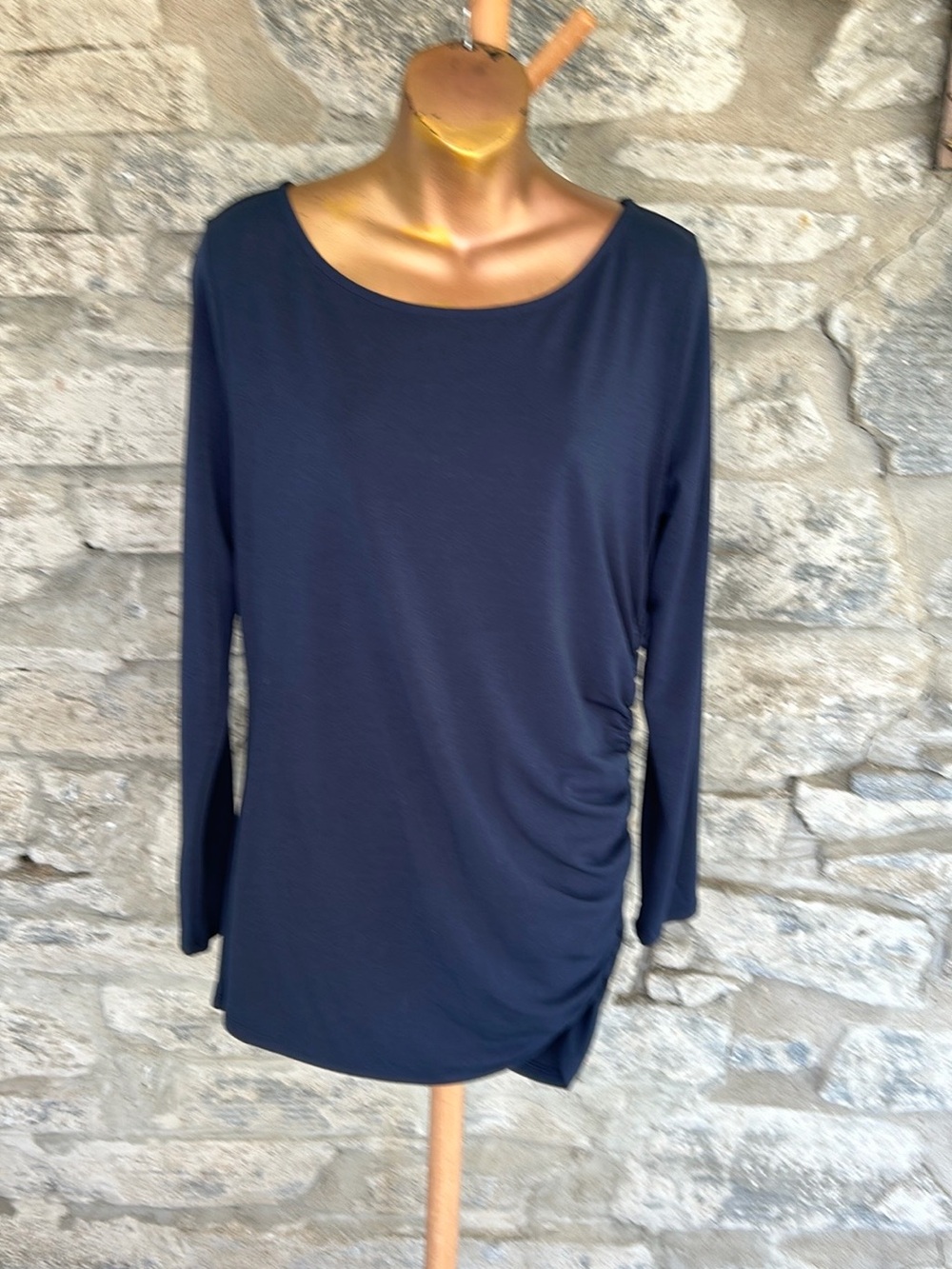 Banana Republic Navy Long Sleeve Top